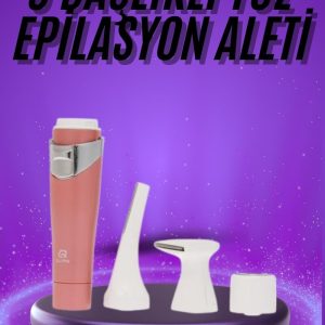 Tüm Cilt Tipleri Için 3 Başlıklı Yüz Çene Kıl Tüy Alma Tüm Cilt Tiplerine Uygun