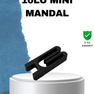 Tekrar Kullanılabilir Poşet Mandalı Siyah 10 Adet