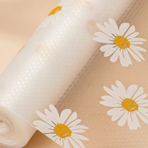 10 Metre Papatya Desenli Dolap İçi Kaymaz Koruyucu Mat