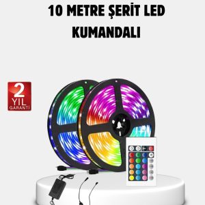RGB Smart Şerit LED – TV Arkası ve Dekoratif Alanlar İçin Işık Şeridi