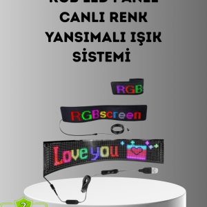 Akıllı LED Matrix Panel – USB Bağlantılı Kaydırmalı Yazı ve Animasyon Desteği