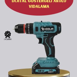 18 Parça Dijital Matkap Seti Çift Bataryalı