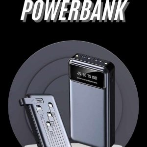 Hızlı Şarj Özellikli 20.000 Mah Dijital Göstergeli USB Girişli Android ve İOS Uyumlu Powerbank