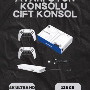 M15 Retro Konsol – 20.000 Oyunlu Çift Gamepadli 4K HDMI