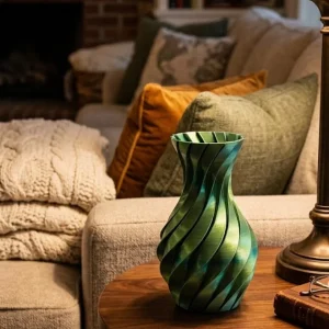 3D ÜRÜN SPİRAL VAZO