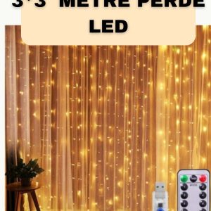 İç ve Dış Mekan Perde LED – Bahçe Balkon ve Veranda İçin