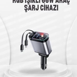 Ford Opel Volvo Skoda Araçlar için 66W Çoklu Hızlı Şarj Cihazı