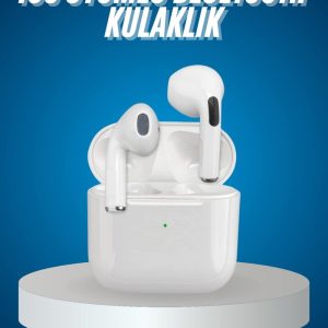 Bluetooth Kulaklık Beyaz Çağrı Cevaplama Dokunmatik Kontrol Kablosuz