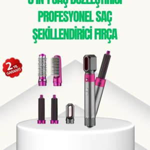 5’i 1 Arada Profesyonel Saç Şekillendirici Tek Cihazla Sınırsız Stil