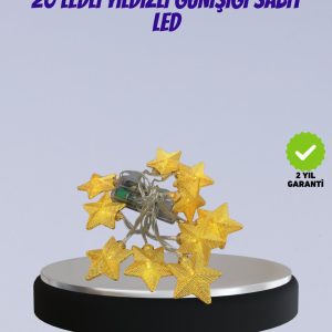 Yıldız Figürlü Led Şerit Işık 5m İç Mekan Dekor Aydınlatma