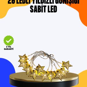 Yıldız Led Işık 5 Metre Dekoratif Aydınlatma Günışığı (Kopya)