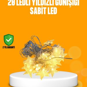 Yıldız Led Işık 5 Metre Dekoratif Aydınlatma Günışığı