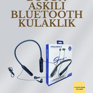 Uzun Süreli Kullanım İçin  – Kablosuz Boyun Bantlı Kulaklık 50 Saat Batarya