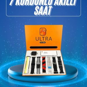 Akıllı Saat Çağrı Cevaplayabilen Unısex 7 Kordonlu Müzik Dinleme