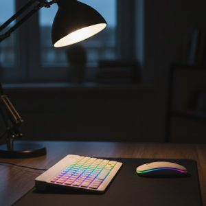 Kablosuz Aydınlatmalı Klavye Mouse Seti Türkçe Q Tuş Dizilimi