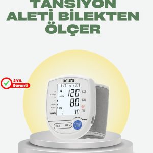 Akıllı Bilek Tansiyon Aleti Hem Şarjlı Hem Pilli Kolay Ölçüm