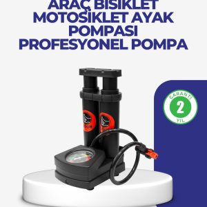 Kaymaz Pedallı Ayaklı Hava Pompası Tüm Supap Uyumlu