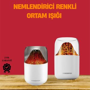 Alev Efektli Ultrasonik Difüzör – Sessiz Çalışma