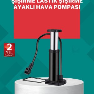 Manuel Ayak Pompası Extra Güçlü Lastik Şişirme Pompası