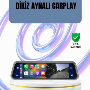 Ön Arka Kameralı Dokunmatik Dikiz Aynası 170° Geniş Açı