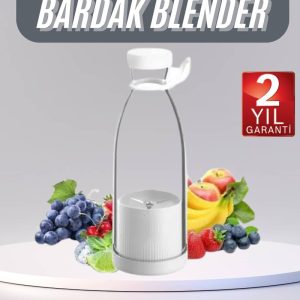 u Geçirmez Kablosuz Şarjlı Dayanıklı Taşınabilir Mini Blender