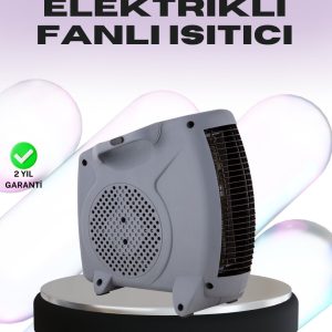Taşınabilir Fanlı Isıtıcı Elektrikli Termik Korumalı Oda Isıtıcı