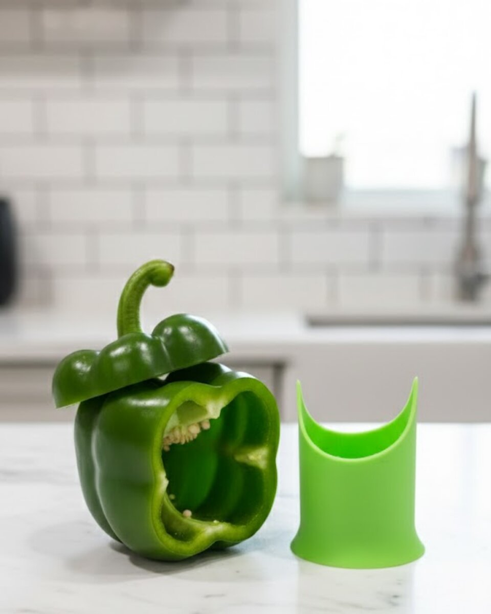 Silikon Biber Çekirdeği Çıkarıcı Kabak Oymaya Uygun Aparat