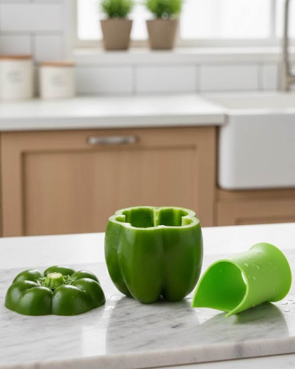 Biber ve Kabak İç Temizleyici Pratik Çekirdek Çıkarıcı Aparat