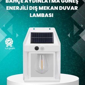 Çok Modlu Güneş Enerjili Bahçe ve Balkon Lambası