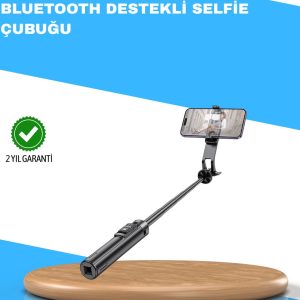 Uzaktan Kumandalı Bluetooth Selfie Çubuğu– Işıklı 130 cm Ayarlanabilir