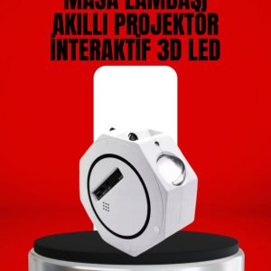 Taşınabilir 360° Ayarlanabilir Gökyüzü Projeksiyon Lambası