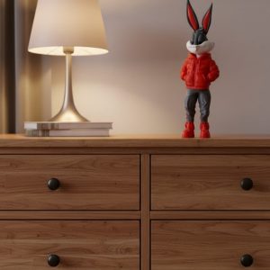 Bugs Bunny Dekoratif Figür 10×34 cm Modern Tasarım