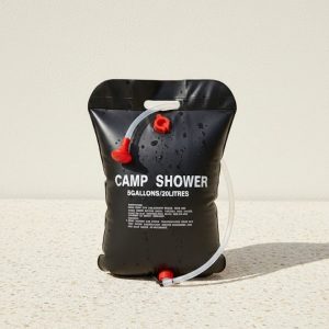 20 Litre Güneş Enerjili Kamp Duşu PVC Dayanıklı Taşınabilir Duş Torbası