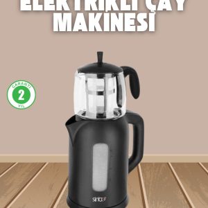 09 L Cam Demlik ve 17 L Su Haznesi ile Çay Keyfi