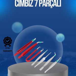 Elektronik Devre ve Saat Tamiri İçin 7’li Paslanmaz Çelik Cımbız