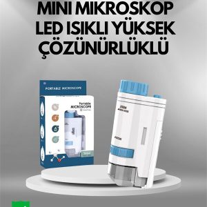 ABS Gövdeli Öğrenci ve Hobi Mikroskobu – Mavi Renk