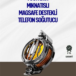 Mıknatıslı ve Aparatlı Montajlı Soğutucu Fan | Her Cihaza Uyumlu | LED Göstergeli