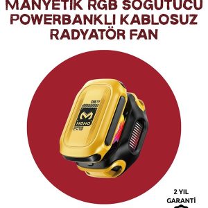 Akıllı Dijital Kontrollü Soğutucu | AI & Standart Mod | 7 Kanatlı Fan Tasarımı