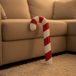 Yılbaşı Temalı Dekoratif Şeker Biblo Sıcak Salon Aksesuarı 13x34 cm