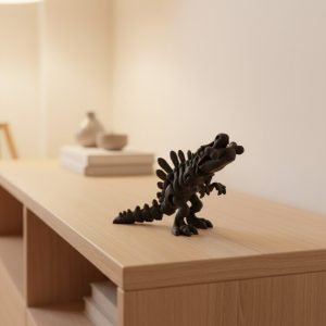 Eklemli Hareketli Dinazor Figürü Siyah – Dekoratif Masa Üstü Oyuncak