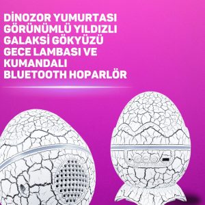 Bluetooth Hoparlör Özellikli 7 Renkli Gece Aydınlatması