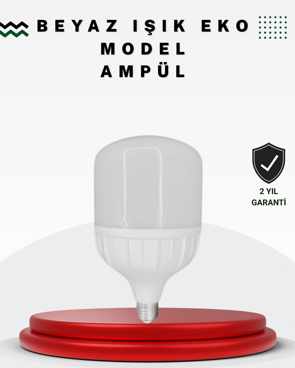 Acil Durumlara Uygun Şarjlı Torch LED Ampul 30 Watt