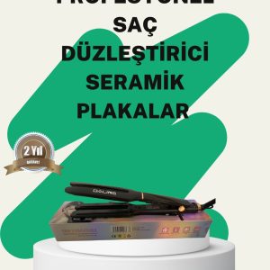 Daling Profesyonel Saç Düzleştirici Seramik Yüzey Tüm Saç Tipleri İçin