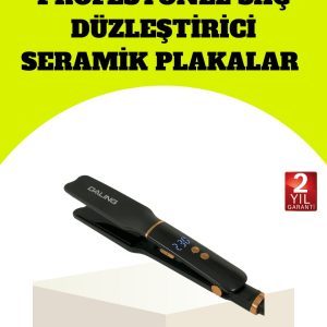 Saç Düzleştirici 30 Saniyede Isınma Hafif ve Portatif Tasarım