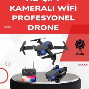 2.4G 4CH Katlanabilir Drone 100 Metre Uçuş Mesafeli
