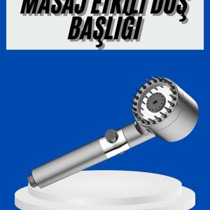 Yeni Nesil Duş Başlığı Paslanmaz Çelik Masaj Etkili Ergonomik Tasarım Su Basınçlı
