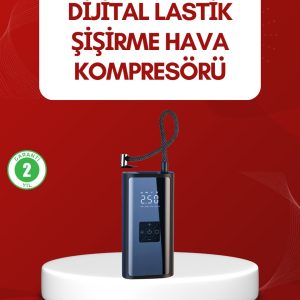 12V Uyumlu Çok İşlevli Akıllı Araç Lastik Pompası