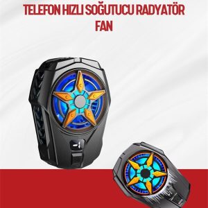 Oyunlar İçin Telefon Soğutucu – 65-85 mm Uyumlu Dijital Ekranlı
