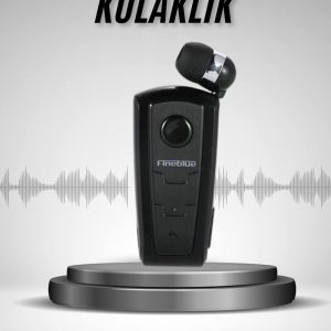 Makaralı Bluetooth Kulakiçi Yaka Kulaklığı Kablosuz Kulaklık