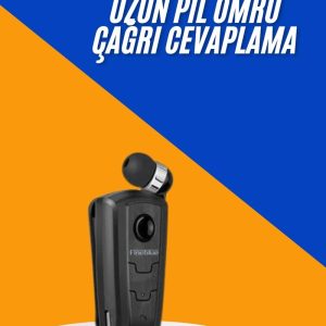 Mikrofonlu Makaralı Bluetooth Kulakiçi Kulaklık Android ve İOS Uyumlu